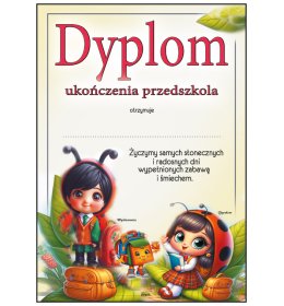 Dyplom ukończenia przedszkola A85