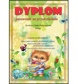 Dyplom pasowania na przedszkolaka B112