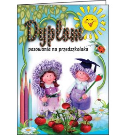 Dyplom pasowania na przedszkolaka C902