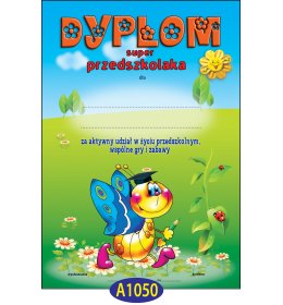 Dyplom super przedszkolaka A1050