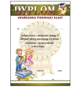 Dyplom ukończenia 1 klasy A861