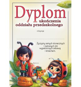 Dyplom ukończenia oddziału przedszkolnego A868