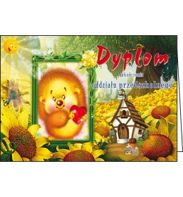 Dyplom ukończenia oddziału przedszkolnego C138