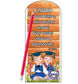 Zakładka do książki z ołówkiem BIL31