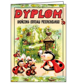 Dyplom ukończenia oddziału przedszkolnego C596
