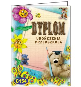 Dyplom ukończenia przedszkola C154
