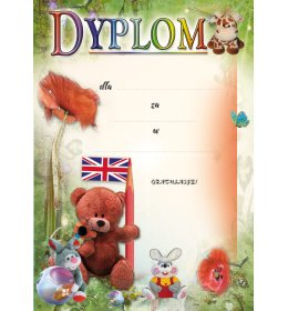 Dyplom angielski  A698