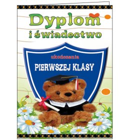 Teczka dyplom ukończenia 1 klasy TC1046