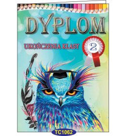 Teczka dyplom ukończenia 2 klasy TC1062