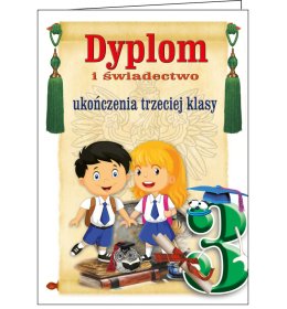 Teczka dyplom ukończenia 3 klasy TC43