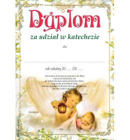 Dyplom katecheza  B607