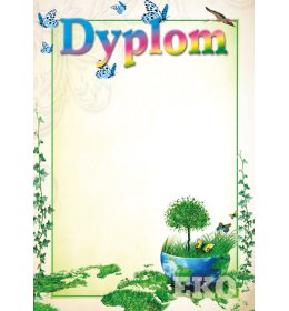 Dyplom konkurs ekologiczny A219