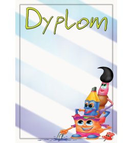 Dyplom konkurs plastyczny A734