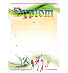 Dyplom sportowca A1028