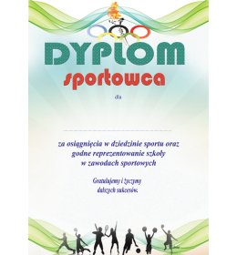 Dyplom sportowca A264