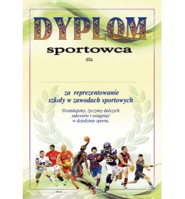 Dyplom sportowca A758
