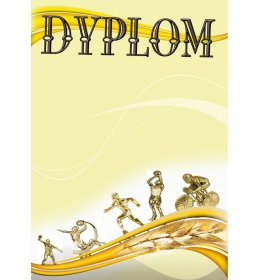 Dyplom sportowy A245