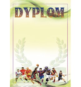 Dyplom sportowy A964