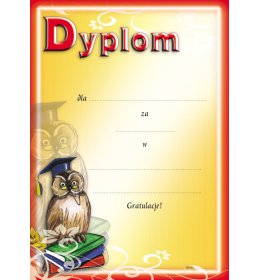 Dyplom uniwersalny A695