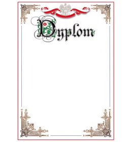 Dyplom uniwersalny A714