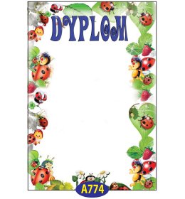 Dyplom uniwersalny A774