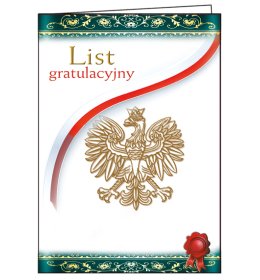 List gratulacyjny C1028