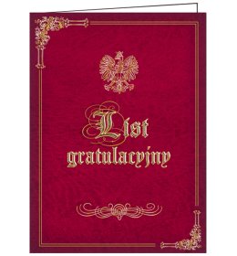 List gratulacyjny C170