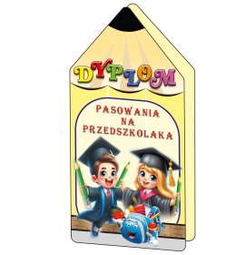Dyplom pasowania na przedszkolaka C619