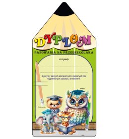 Dyplom pasowania na przedszkolaka A09PASPRZ