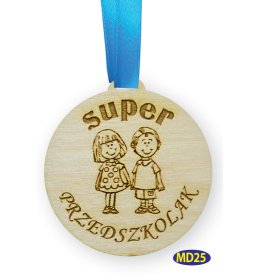 Medal super przedszkolak MD25