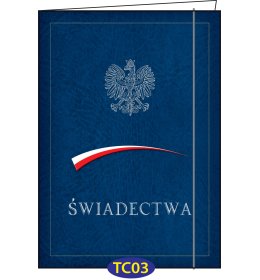 Teczka z gumką na świadectwa TC03OLD