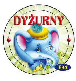 Znaczek dyżurny słonik E34