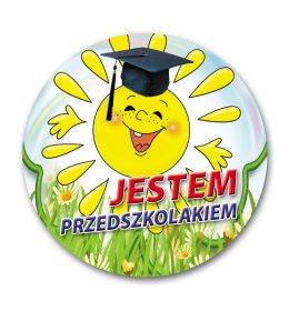 Znaczek Jestem przedszkolakiem E81