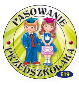 Znaczek Pasowanie na przedszkolaka E19