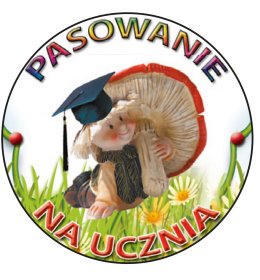 Znaczek pasowanie na ucznia E124