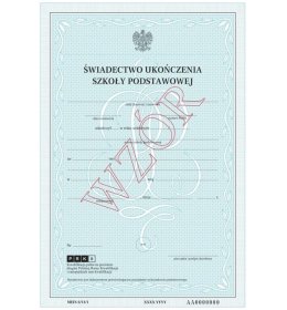 0059 świadectwo ukończenia szkoły podstawowej MEN-I/11/1
