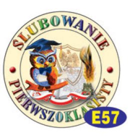 Znaczek ślubowania pierwszoklasisty E57