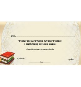 Dedykacja do nagrody książkowej J13