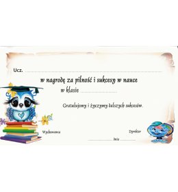 Dedykacja do nagrody książkowej J17