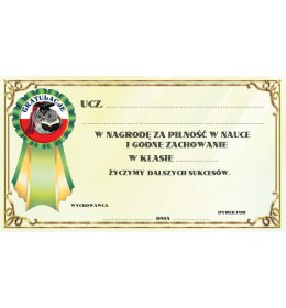 Dedykacja do nagrody książkowej J60