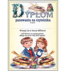 Dyplom pasowania na czytelnika B14