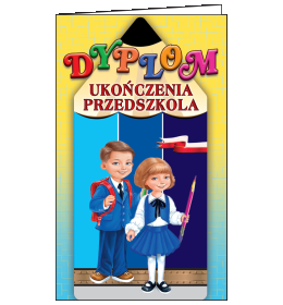 Dyplom ukończenia przedszkola TC109