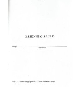 0099 Dziennik zajęć grupy (wypoczynku) 