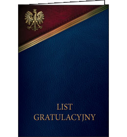 List gratulacyjny C104