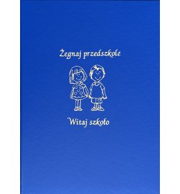 Dyplom ukończenia przedszkola L11 niebieski