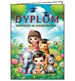 Dyplom pasowania na przedszkolaka C32