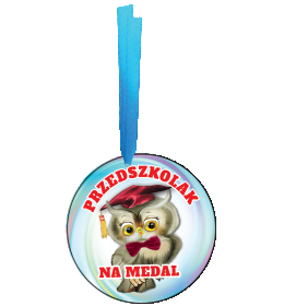 Medal kartonowy ze wstążką MD107