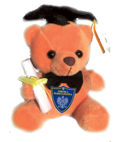 Misiaczek z muszką 12 cm ZW26