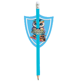 Ołówek z tarczą Życzymy Powodzenia BIL935