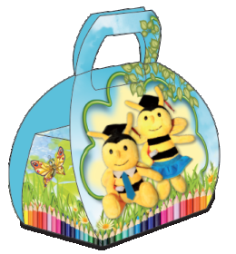 Kuferek 11 pszczółki